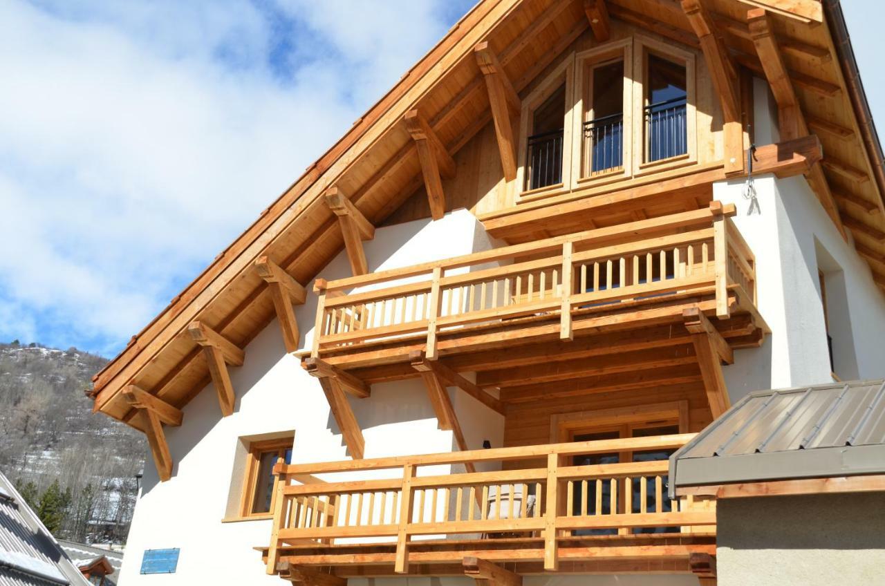 Le Gabion, Luxueux Appartement Avec Sauna, Serre Chevalier Vallee Saint-Chaffrey Ngoại thất bức ảnh